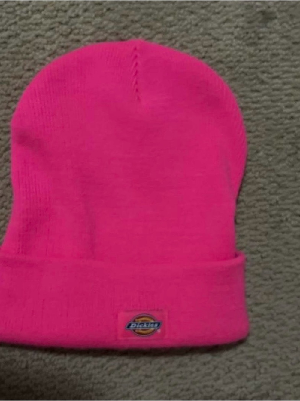 Dickies Kids Hot Pink Knit Cuff Beanie